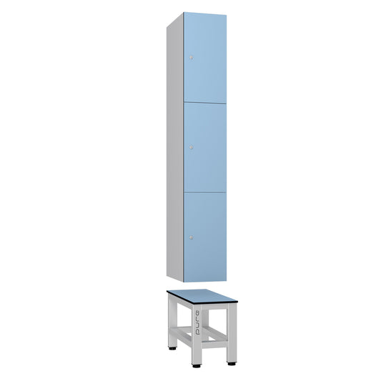 Pure Aluminium Locker Seat Stand (Nest of 1)