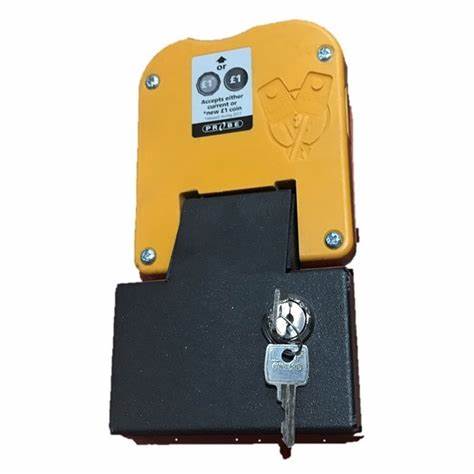 Probe Metal Dry Area Coin Retain Lock with 2 Keys