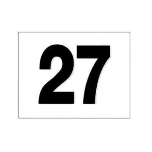 Adhesive Laminated Locker Number Stickers (1-10 Pack)