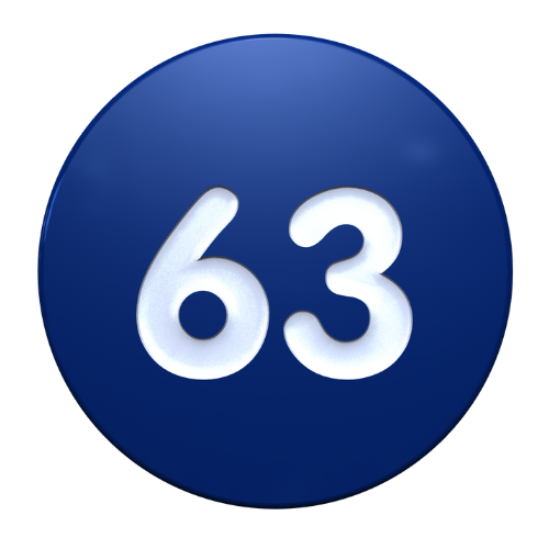 Circular Plastic Self Adhesive Engraved Locker Number