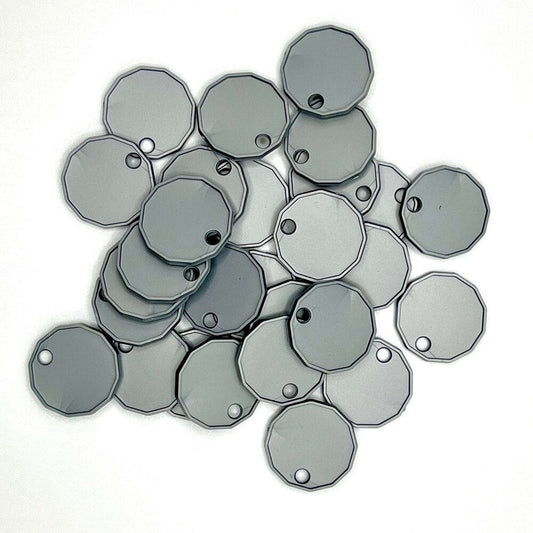 x100 Plastic Locker Tokens (New £ Size)