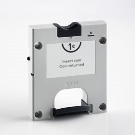 Ojmar Coin Operated Lock | Wet Area with Security Keys (Left Hand)