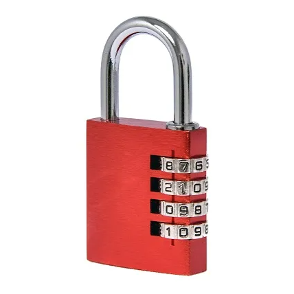 Aluminium 4 Dial 35mm Combination Padlock
