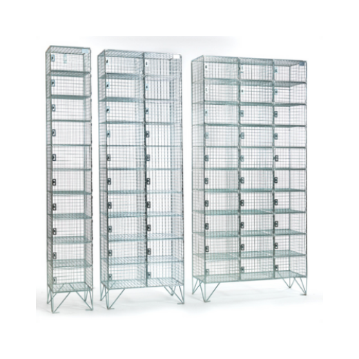 Fast Delivery 10 Door Wire Mesh Locker with Doors