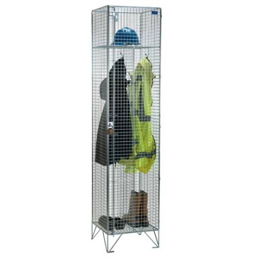 Fast Delivery Clean & Dirty Wire Mesh Locker with Doors