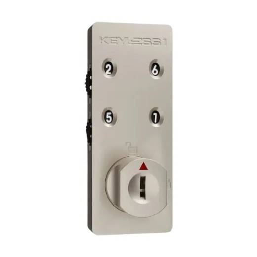 Keyless One Premium Combination Lock For Lockers - Matte Black