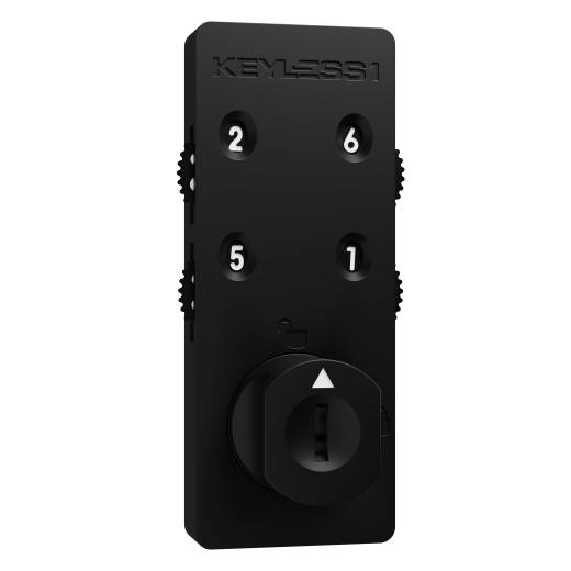 Keyless One Premium Combination Lock For Lockers - Matte Black