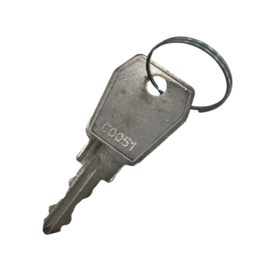 L&F 4 Dial Combination Lock Master Key