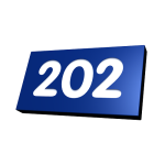 Rectangle Plastic Self Adhesive Engraved Locker Number