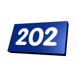 Rectangle Plastic Self Adhesive Engraved Locker Number