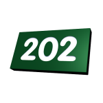Rectangle Plastic Self Adhesive Engraved Locker Number