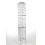 Standard 3 Compartment Wire Mesh Locker 