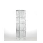 Standard Low Height 4 Compartment Wire Mesh Locker 