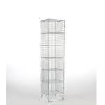 Standard Low Height 6 Compartment Wire Mesh Locker 