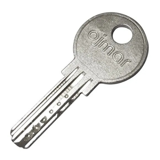 Ojmar Security Drilled Replacement Key 