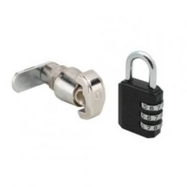  Push-In Hasp and Staple Lock (Universal) with 30mm 3 Dial Combination Padlock