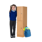 Standard Two Door Wood Primary School Locker